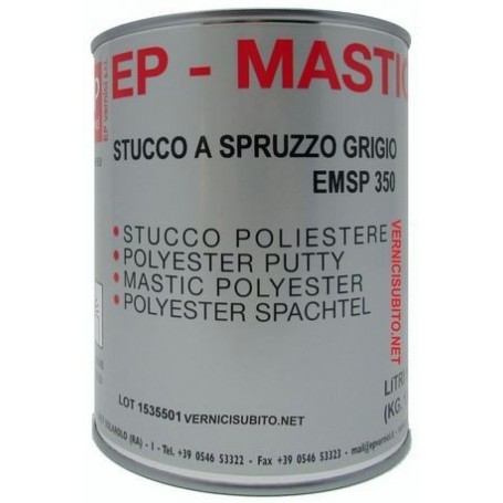 Stucco poliestere a spruzzo EMSP 350 LT.1+CAT-RE