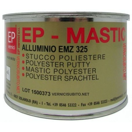 Stucco metallico Sibren Allutix A+B con alluminio in pasta ml. 750