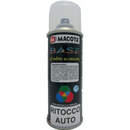 Bomboletta spray Macota Base smalto nitro acrilico a campione in tutte le tinte pastello ml. 400