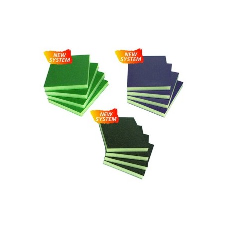 RYNOSPONGE SPUGNA ABRASIVA 2 LATI SUPER FINE 400-600 VERDE