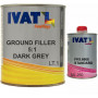 GROUND FILLER  Ivat 5:1  lt. 1+200ml DARK GREY KFL. 8888.I