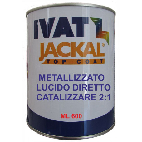 Vernice metallizzata nitro acrilica a lucido diretto Ivat KJN.1765 1K ml. 600