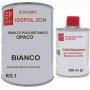 Smalto POLIURETANICO OPACO ISOPOL EP con Catalizzatore Kg. 1 + ML. 250 BIANCO