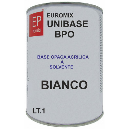 Vernice acrilica base opaca  Bianco puro  LT.1 EP BOP