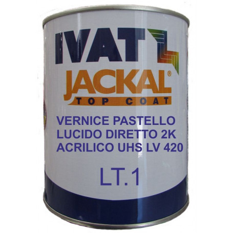 Vernice pastello acrilica a lucido diretto Ivat LV 420 lt. 1 GUZZI 15 ROSSO FUOCO