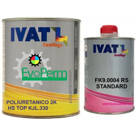 Smalto poliuretanico IVAT 330 + catalizzatore KG.1+ML.500  PANTONE 375-C
