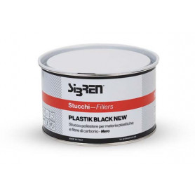 Stucco poliestere Plastik Black  per paraurti con catalizzatore ml.475  gr. 860
