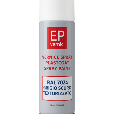 SPRAY PLASTCOAT PCA PER FASCIONI E PARAURTI RAL 7024 GRIGIO SCURO