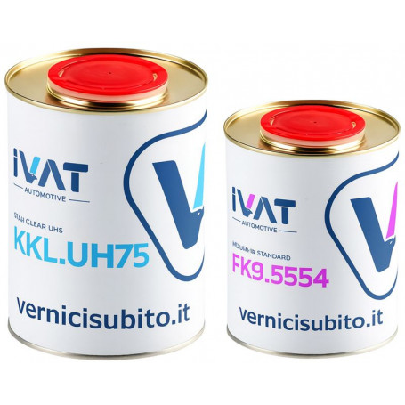 Vernice trasparente KKL. UH 75 supernova STAR CLEAR lt.1 con catalizzatore ml.500