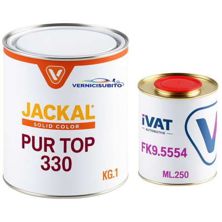 Smalto poliuretanico lucido  IVAT 330  con  catalizzatore KG.1+ ml.250