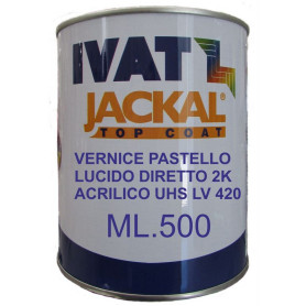RAL 5012 BLU LUCE  Vernice pastello acrilica a lucido diretto Ivat LV 420 ml. 500