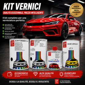 KIT VERNICE ACRILICA FIAT 268A KW3 PW3 BIANCO