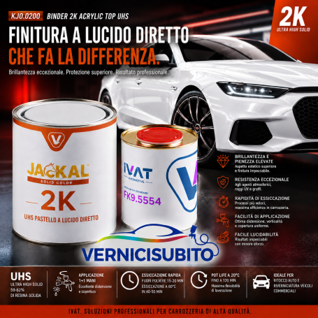 copy of KIT Vernice pastello acrilica a lucido diretto Ivat LV 420 lt. 1+CAT. E DIL.