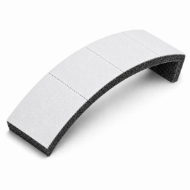 Carta abrasiva con supporto spugnoso grana 180 mtl. 1