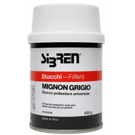Stucco metallico Uniflex grigio Sibren 420 gr. 250 ml.