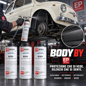 Body Ivat protettivo plastico antirombo verniciabile Bianco kg.1