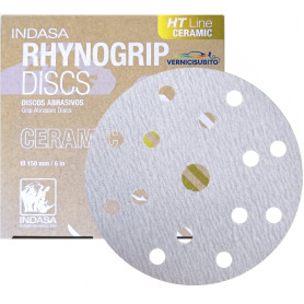 DISCHI ABRASIVI RHYNOGRIP INDASA HTLINE CERAMIC GRANA 320
