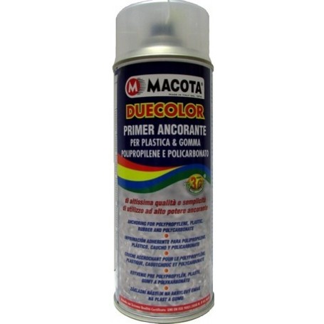 Bomboletta spray Macota Duecolor Primer ancorante Trasparente per plastica  e gomma ml. 400 02094