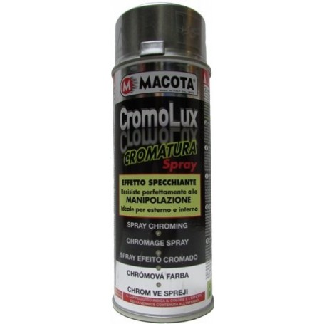 Bomboletta spray Macota Cromolux smalto per cromature ml. 400