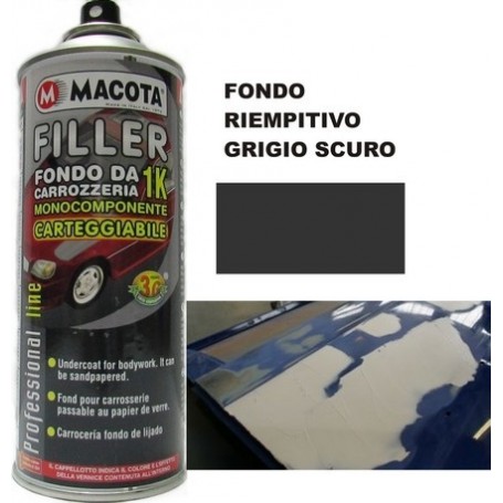 Bomboletta spray Macota Filler fondo da carrozzeria carteggiabile ml. 400