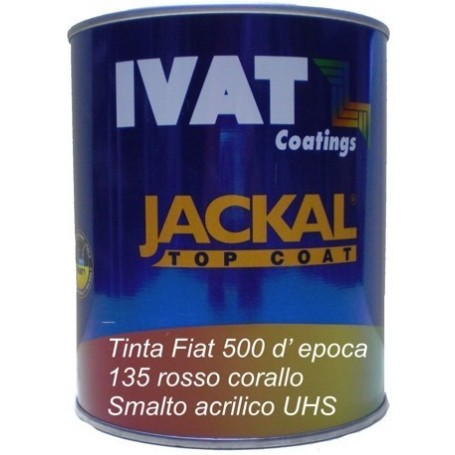 Smalto pastello tinta Fiat 135 Rosso Corallo lt. 1