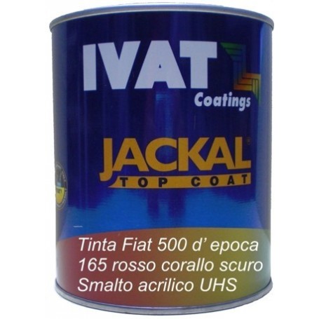 Smalto pastello tinta Fiat 165 Rosso Corallo Scuro lt. 1