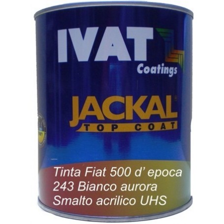 Smalto pastello tinta Fiat 243 Bianco Aurora lt. 1