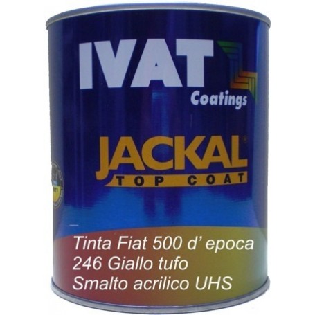 Smalto pastello tinta Fiat 246 Giallo Tufo lt. 1