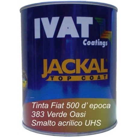 Smalto pastello tinta Fiat 383 Verde Oasi lt. 1