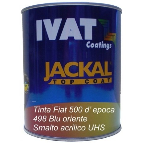 Smalto pastello tinta Fiat 498 Blu Oriente lt. 1