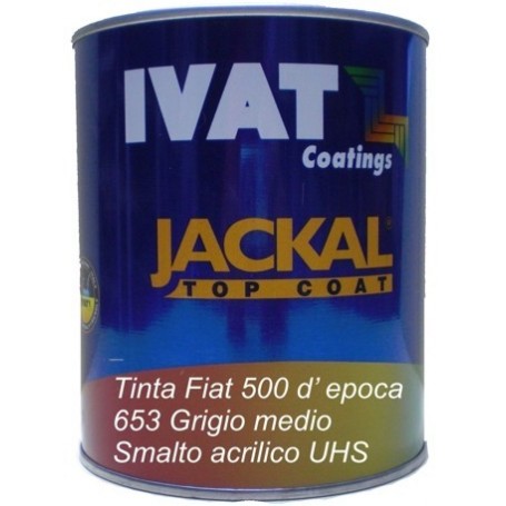 Smalto pastello tinta Fiat 653 Grigio Medio lt. 1