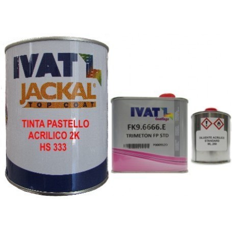 kit Vernice-smalto pastello Fiat 601 Nero Profondo/Luxor/Donatello/Cattivo