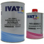 Vernice trasparente HS Ivat Novalux antigraffio + Catalizzatore Ivat FK9.6666.E standard lt. 1